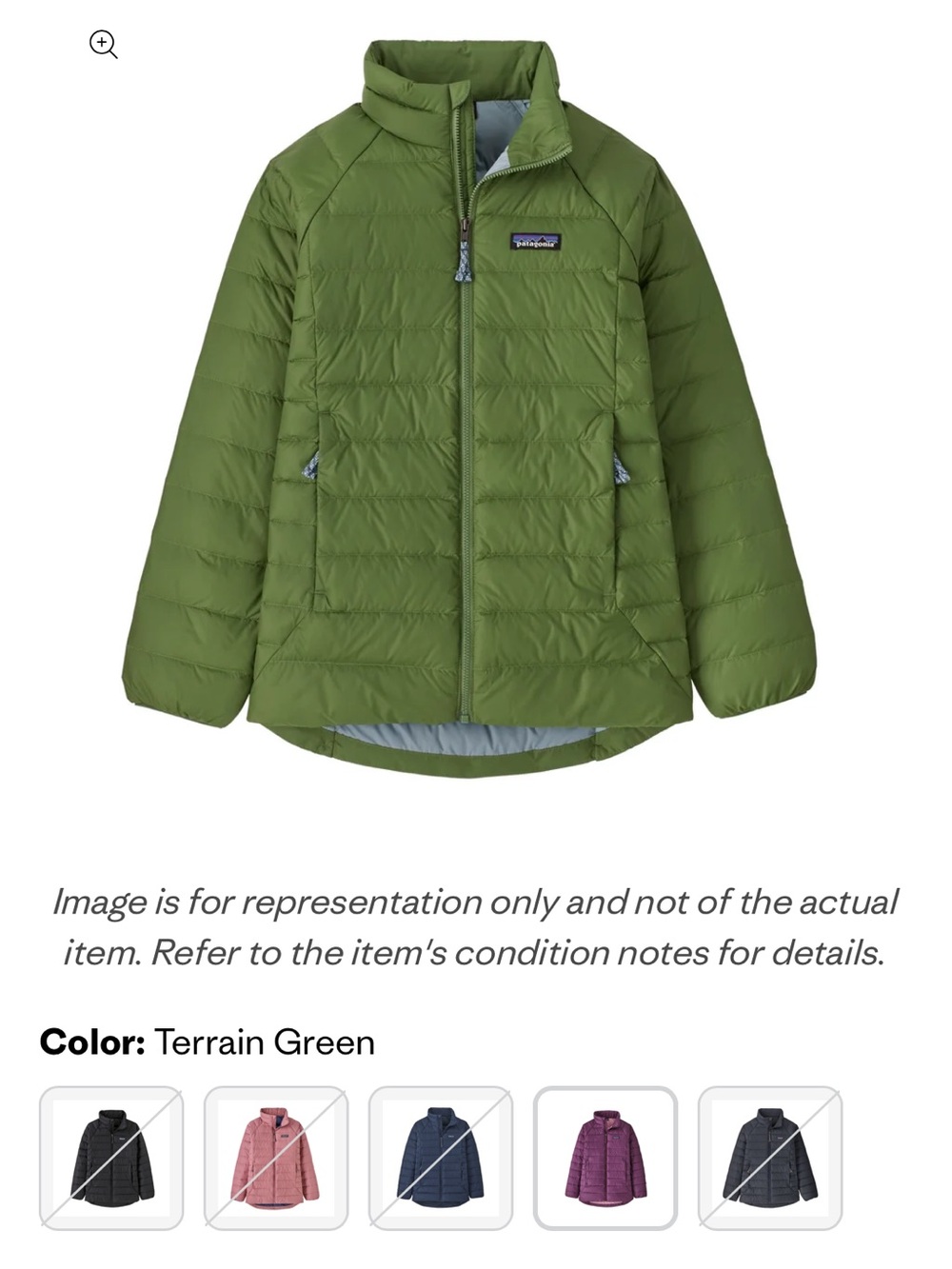 Patagonia Kids Drop Tail Down Sweater Jacket - Picture 7 of 7